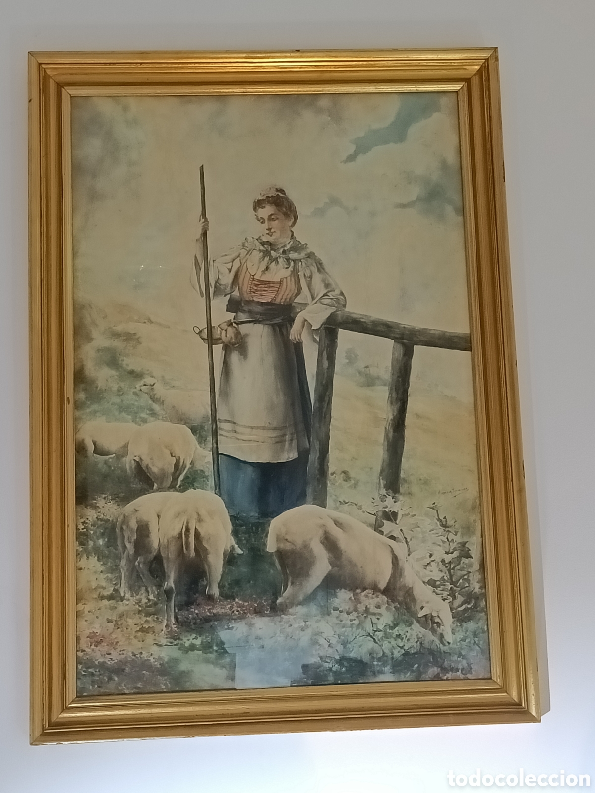 Arte: Acuarela de Vicente Larraga Taroncher. - Foto 2