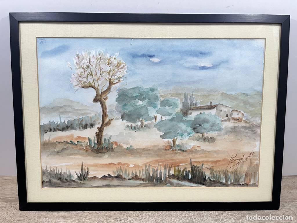 Arte: CUADRO PINTADO EN ACUARELA - Foto 1