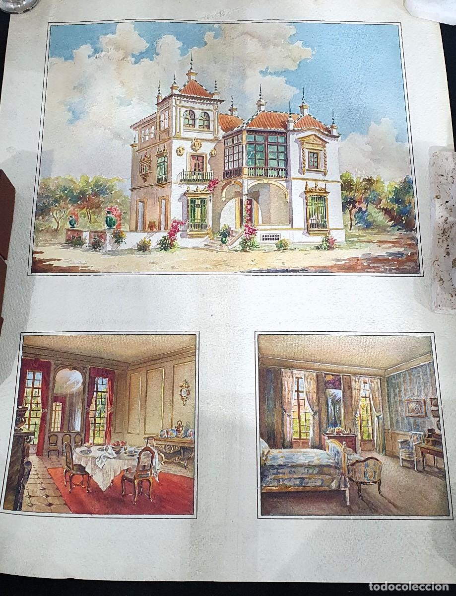 Arte: -Acuarela casa se&ntilde;orial - Foto 1