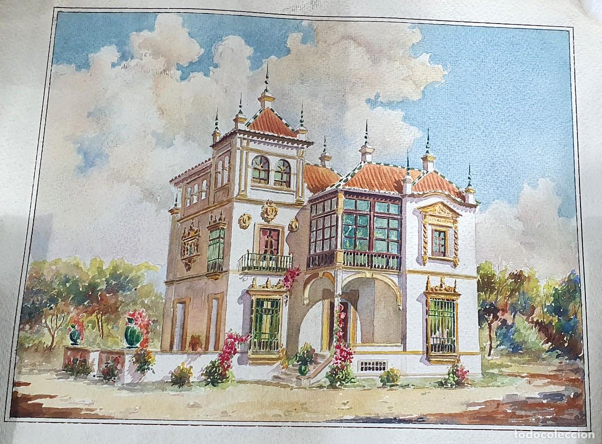 Arte: -Acuarela casa se&ntilde;orial - Foto 2