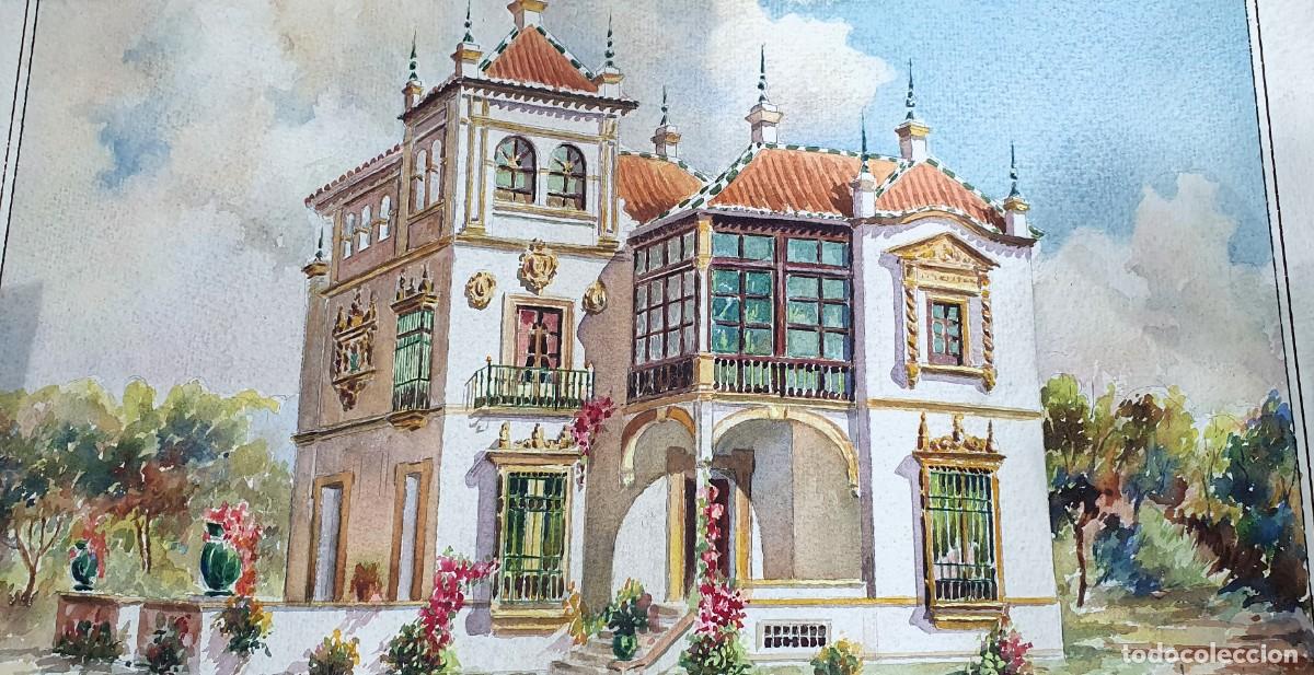 Arte: -Acuarela casa se&ntilde;orial - Foto 4
