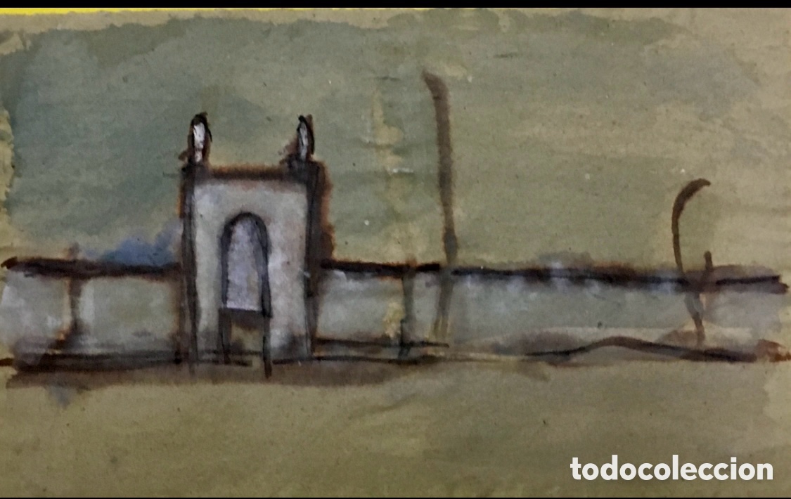 Arte: Escuela Espa&ntilde;ola. &ldquo;Muralla&rdquo;. 2000&rsquo;s. - Foto 1
