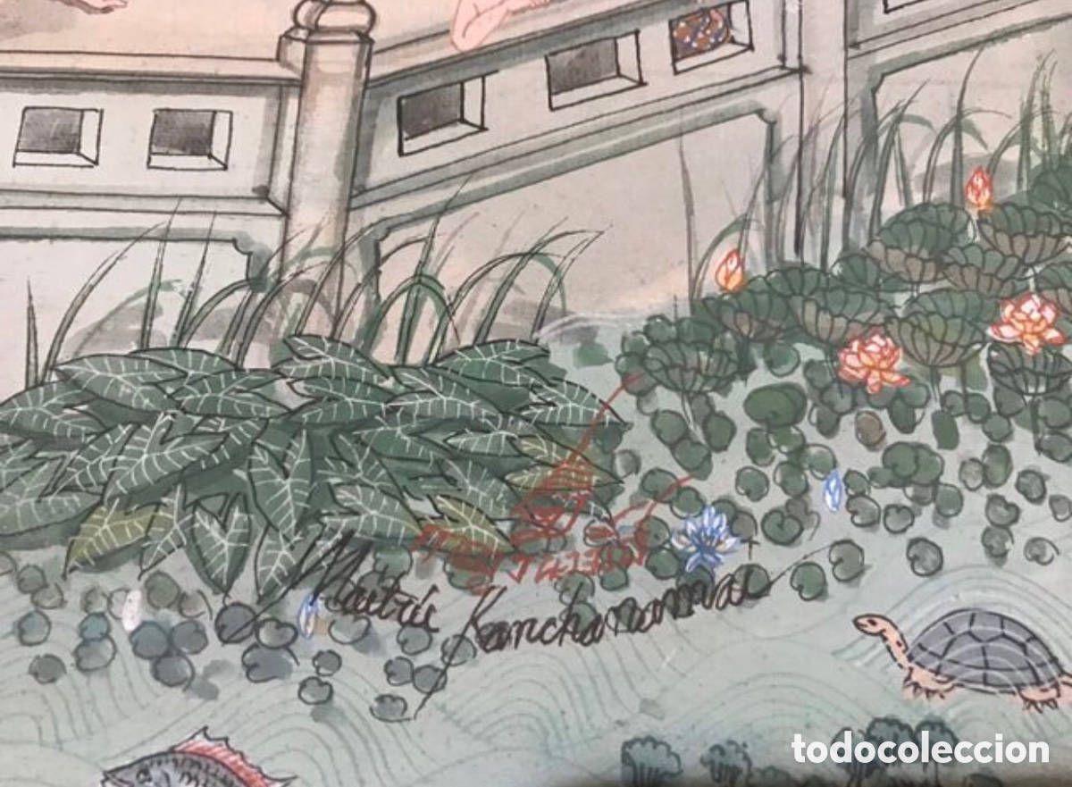Arte: Pintura tailandesa con marco - Foto 6