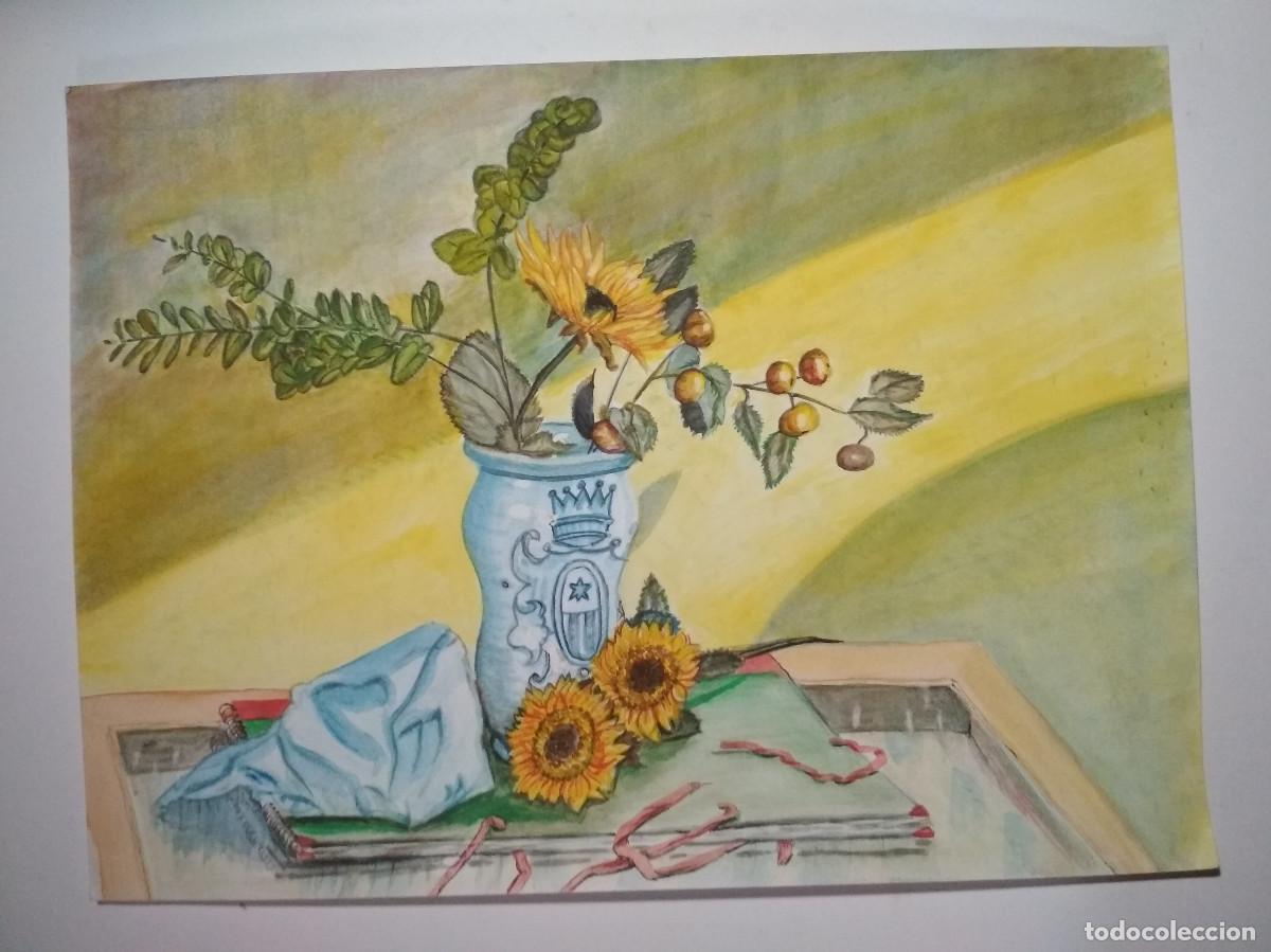 Arte: bodegon acuarela a&ntilde;os 90 - Foto 1