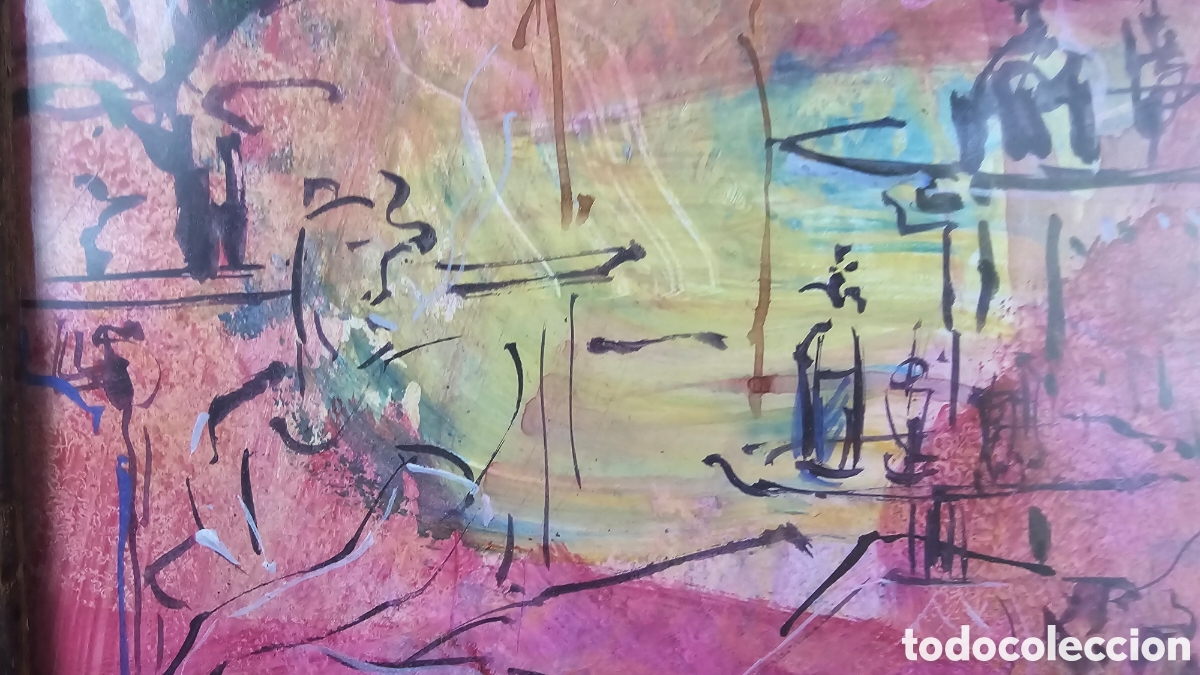 Arte: Escena de Interior firmada Llonch - Foto 6