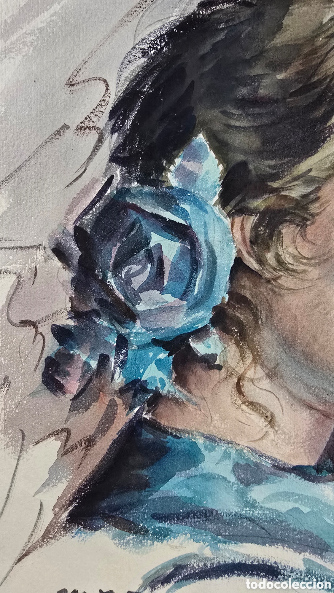 Arte: Retrato de Dama autoria desconocida - Foto 4