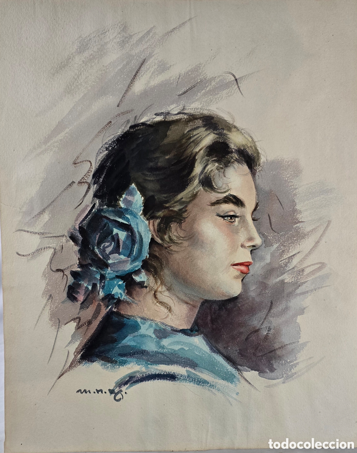 Arte: Retrato de Dama autoria desconocida - Foto 1
