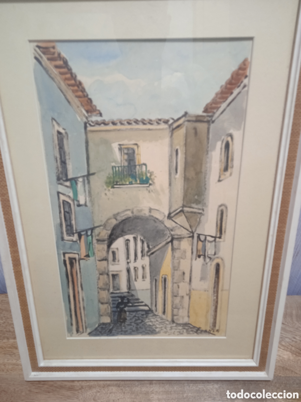Arte: Acuarela firmada forner - Foto 1