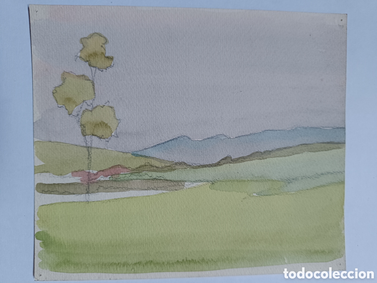 Art: Acuarela paisaje de monta&ntilde;a en Asturias por Fresno Pereiras