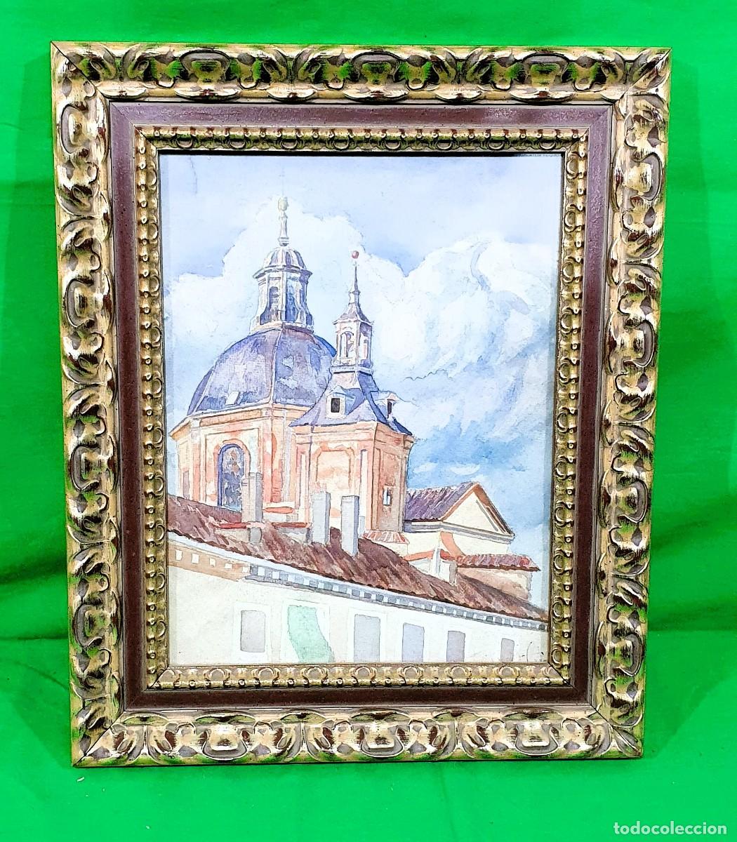 Arte: -ACUARELA FIRMADA SOBRE TABLA - Foto 4