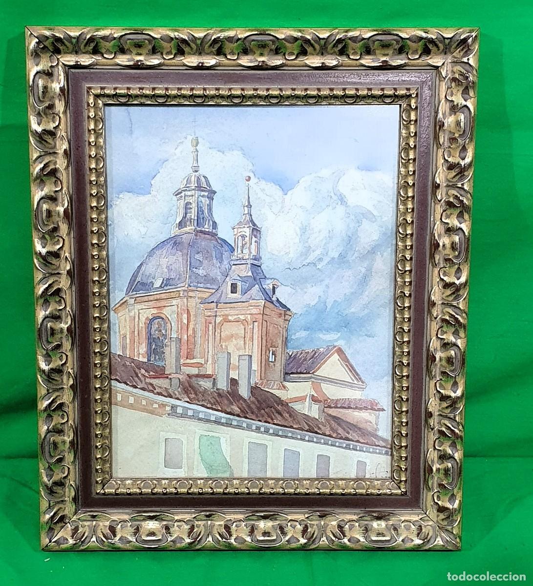 Arte: -ACUARELA FIRMADA SOBRE TABLA - Foto 2