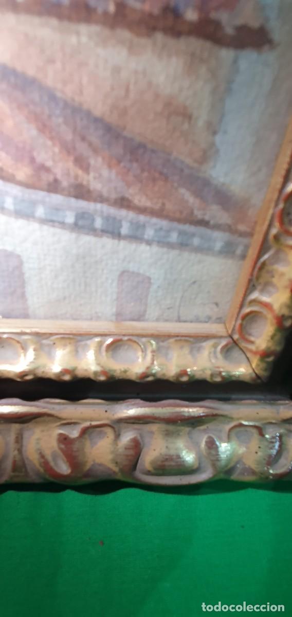 Arte: -ACUARELA FIRMADA SOBRE TABLA - Foto 9