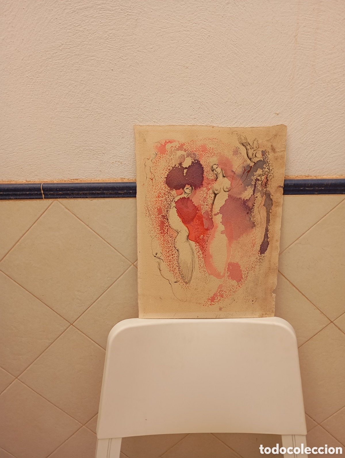 Arte: Acuarela gran forma original - Foto 3