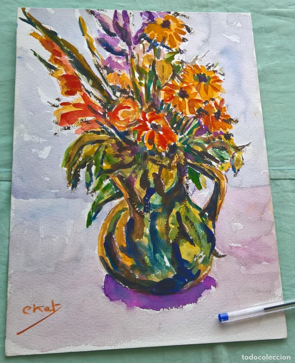 Arte: Flores ....Acuarela...22 x 31,50 ctms