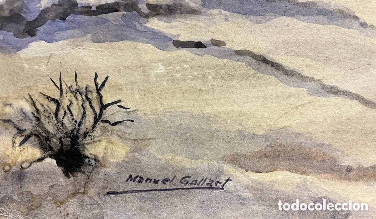 Arte: MANUEL GALLART. Acuarelas - Foto 2