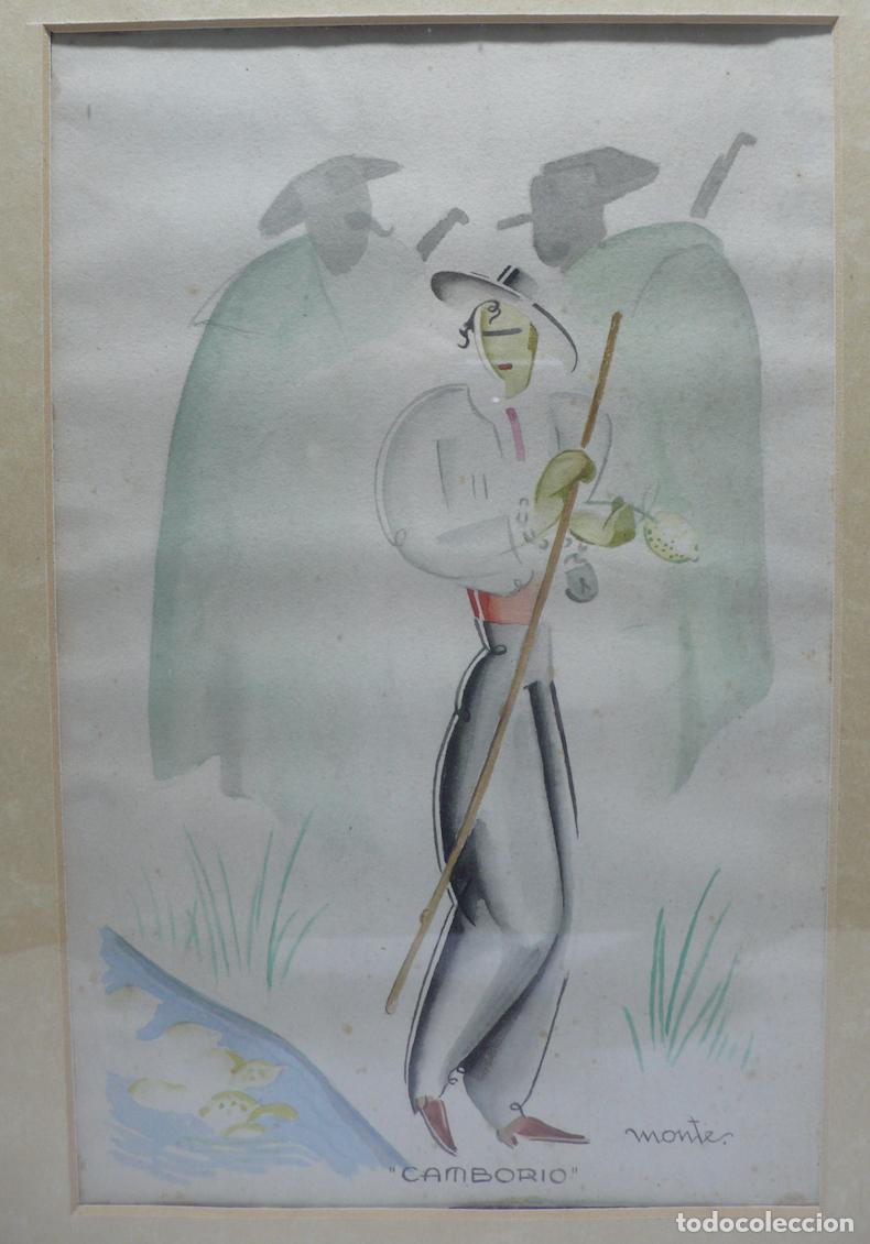 Arte: DIBUJO ORIGINAL EN ACUARELA - Foto 2