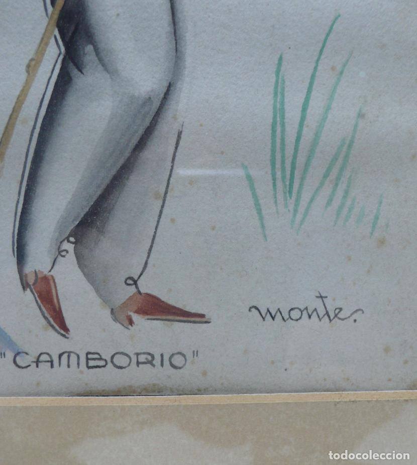 Arte: DIBUJO ORIGINAL EN ACUARELA - Foto 3