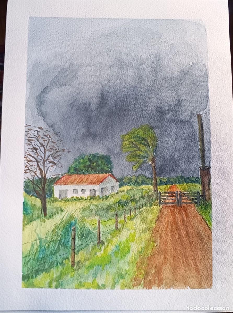 Arte: En medio de la tormenta. Acuarela - Foto 1