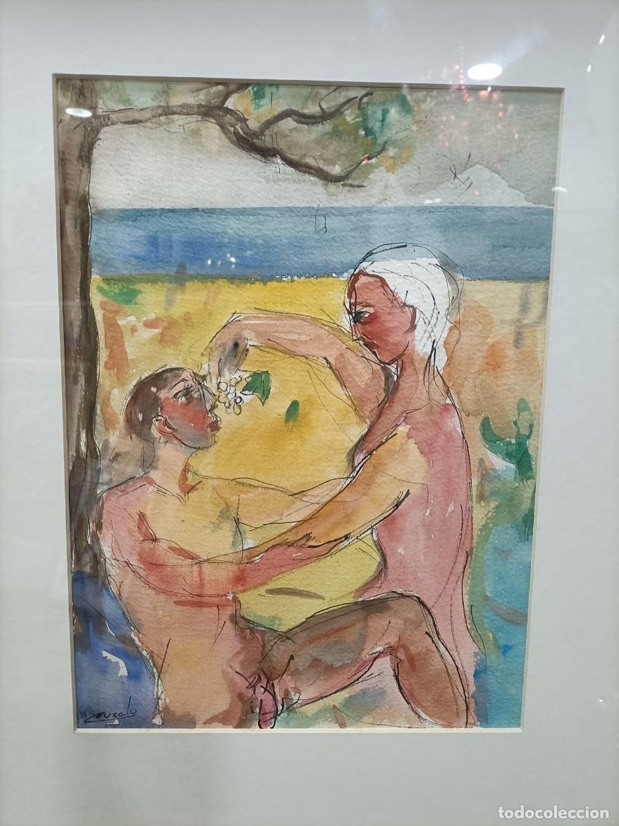 Arte: Luciano Couselo. Sin t&iacute;tulo. Acuarela - Foto 2