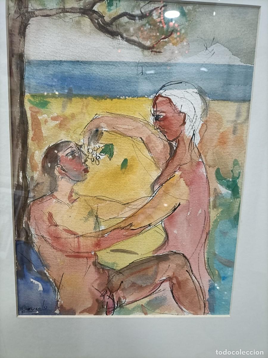 Arte: Luciano Couselo. Sin t&iacute;tulo. Acuarela - Foto 3