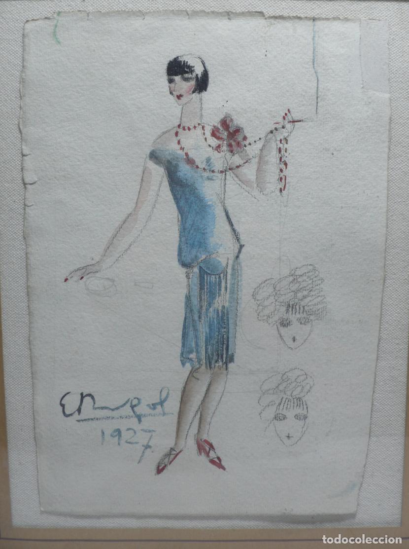 Arte: DIBUJO ORIGINAL ACUARELA - Foto 2