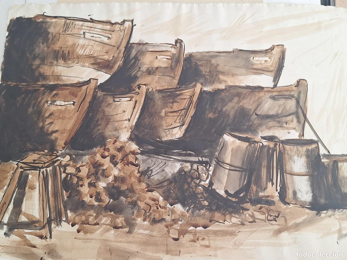 Arte: ACUARELA SOBRE PAPEL...BARCAS - Foto 1