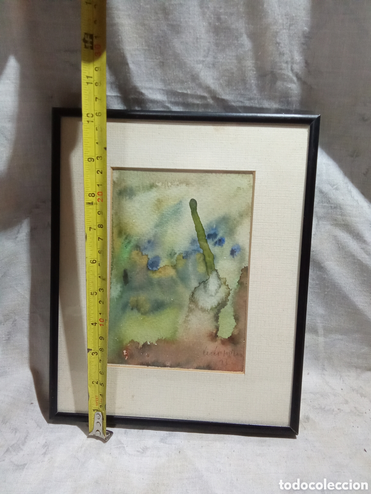 Arte: ACUARELA ABSTRACTA DE LUIS M. PLIS ?? - Foto 2