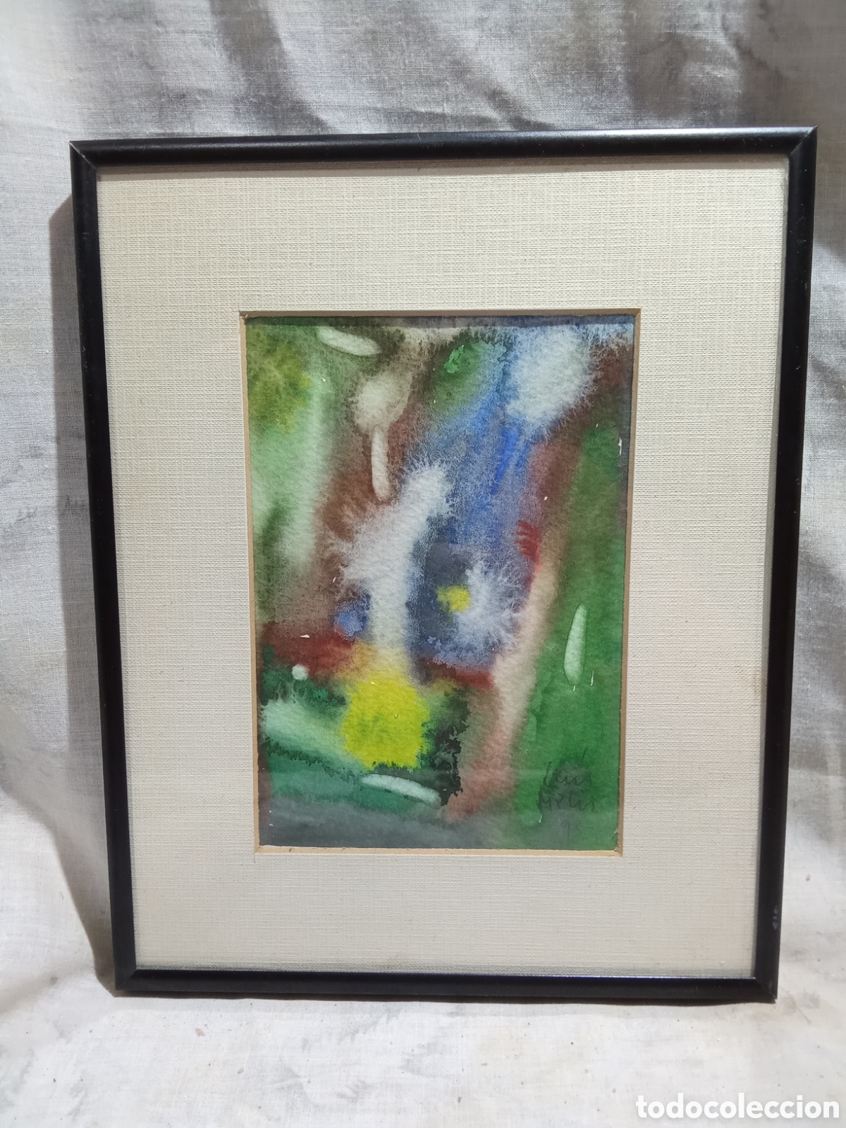 Arte: ACUARELA ABSTRACTA DE LUIS M. PLIS - Foto 1