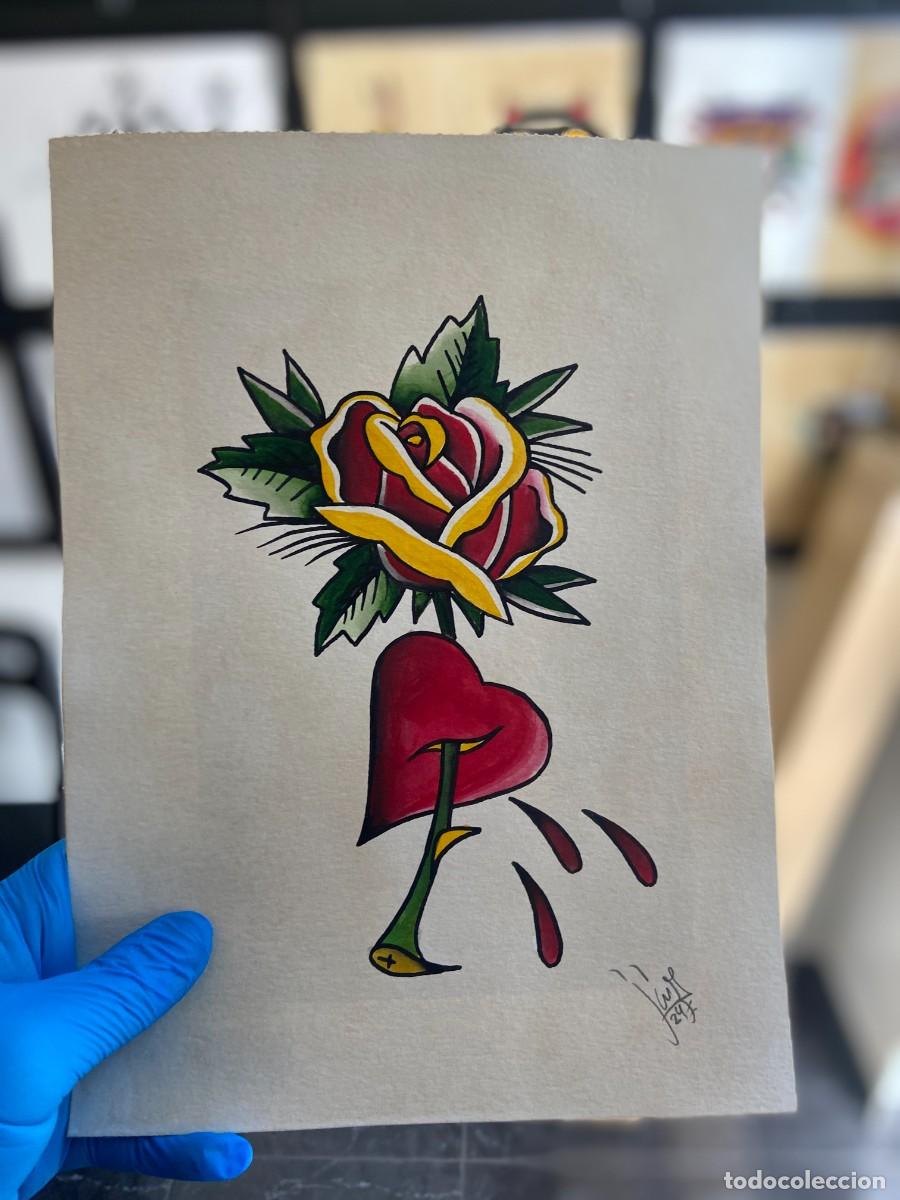 Arte: Javi Cuadrado (1986) - Rosa en el coraz&oacute;n - Foto 1