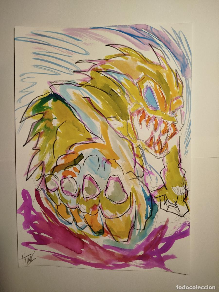 Arte: acuarela original - Critter - Foto 1