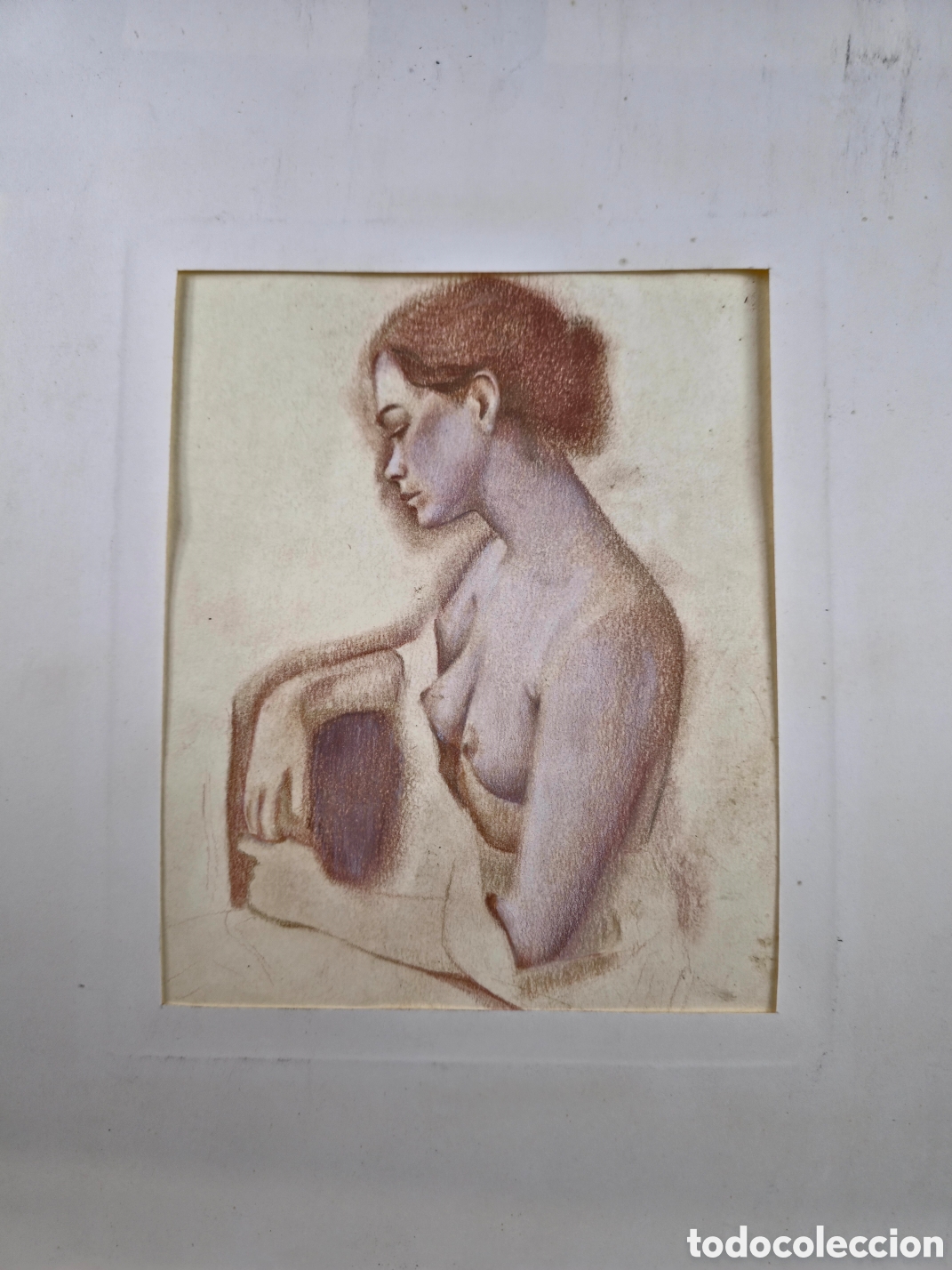 Arte: Dibujo de Modelo al Pastel An&oacute;nimo - Foto 2