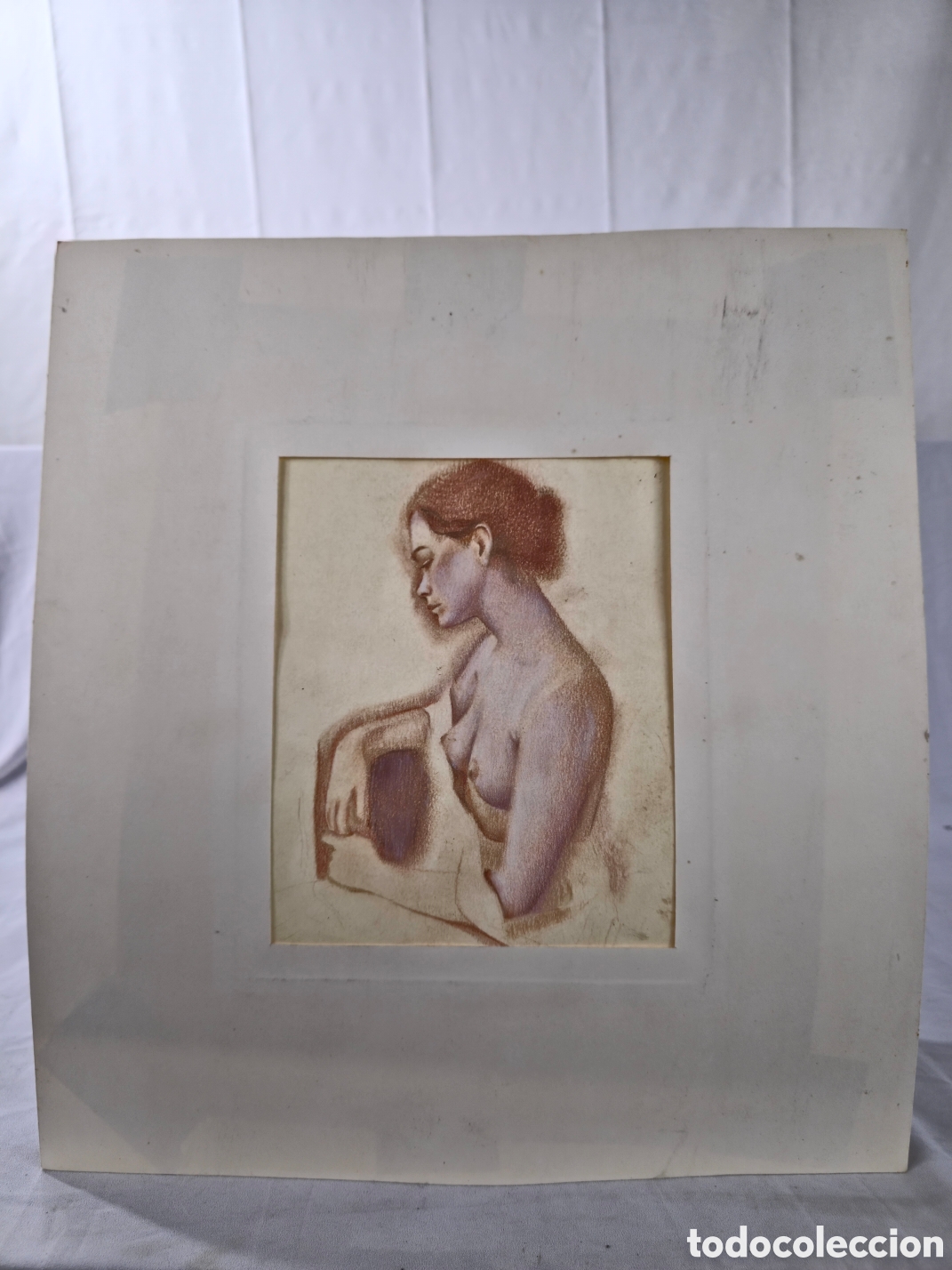Arte: Dibujo de Modelo al Pastel An&oacute;nimo - Foto 3