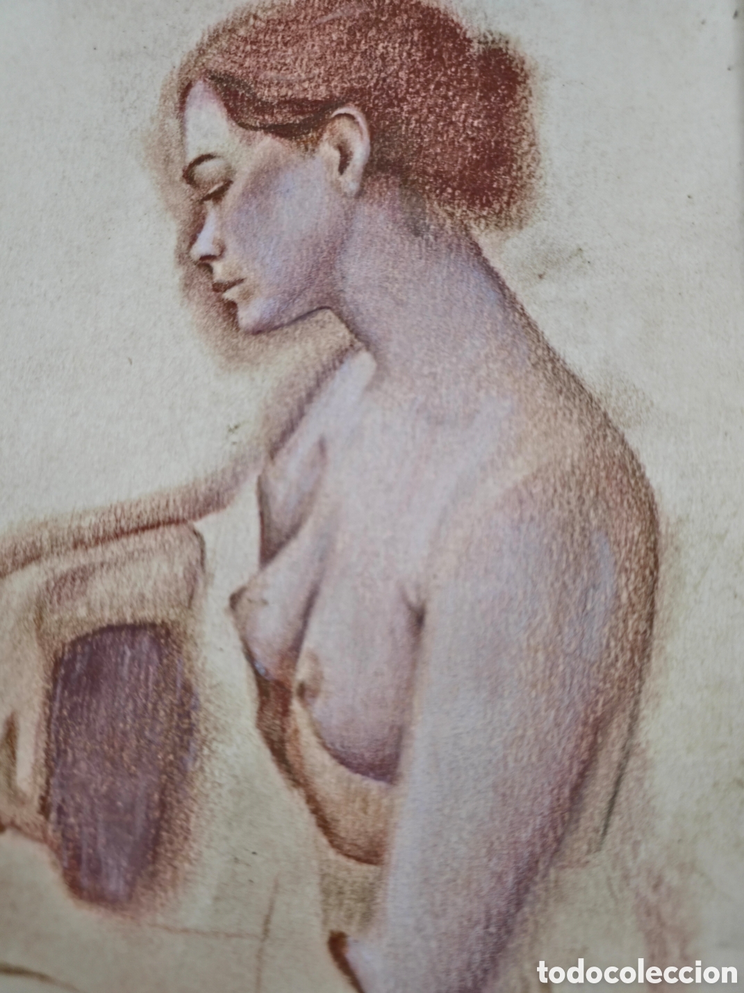 Arte: Dibujo de Modelo al Pastel An&oacute;nimo - Foto 4