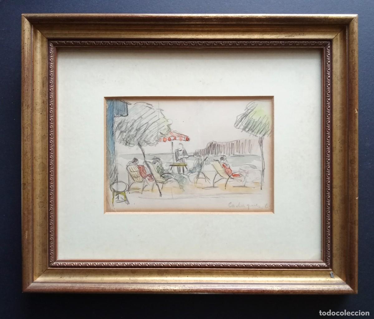Arte: DIBUJO CADAQU&Eacute;S, ANONIMO, 1965 - Foto 5