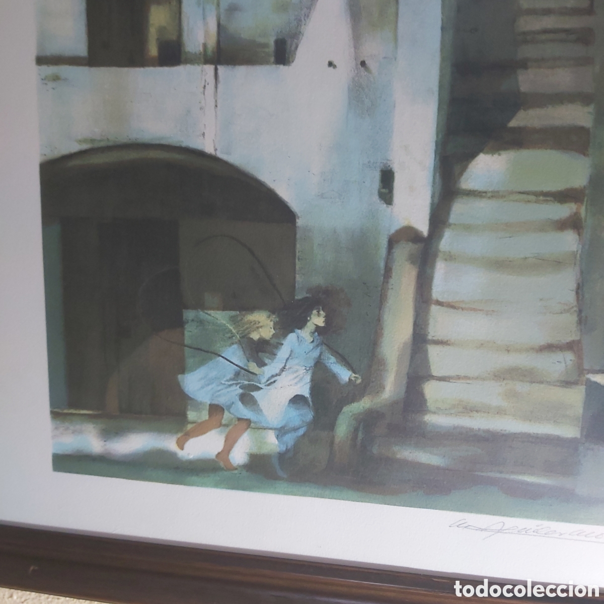 Arte: CUADRO ACUARELA ENMARCADA - Foto 2