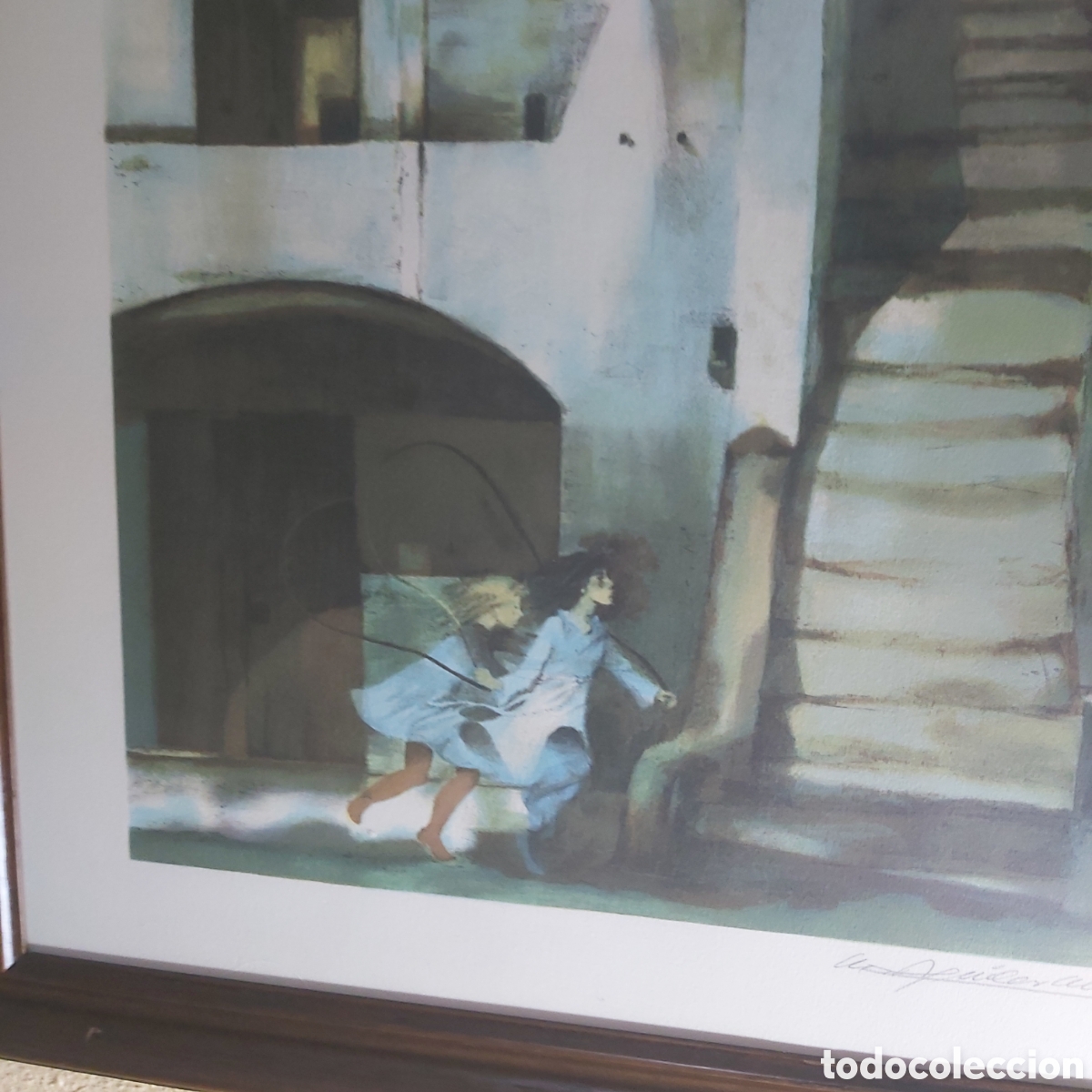 Arte: CUADRO ACUARELA ENMARCADA - Foto 3