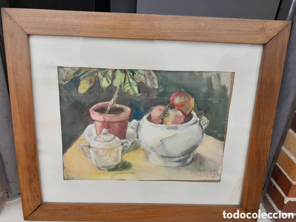 Arte: Acuarela bodegon Gil Soler - Foto 1