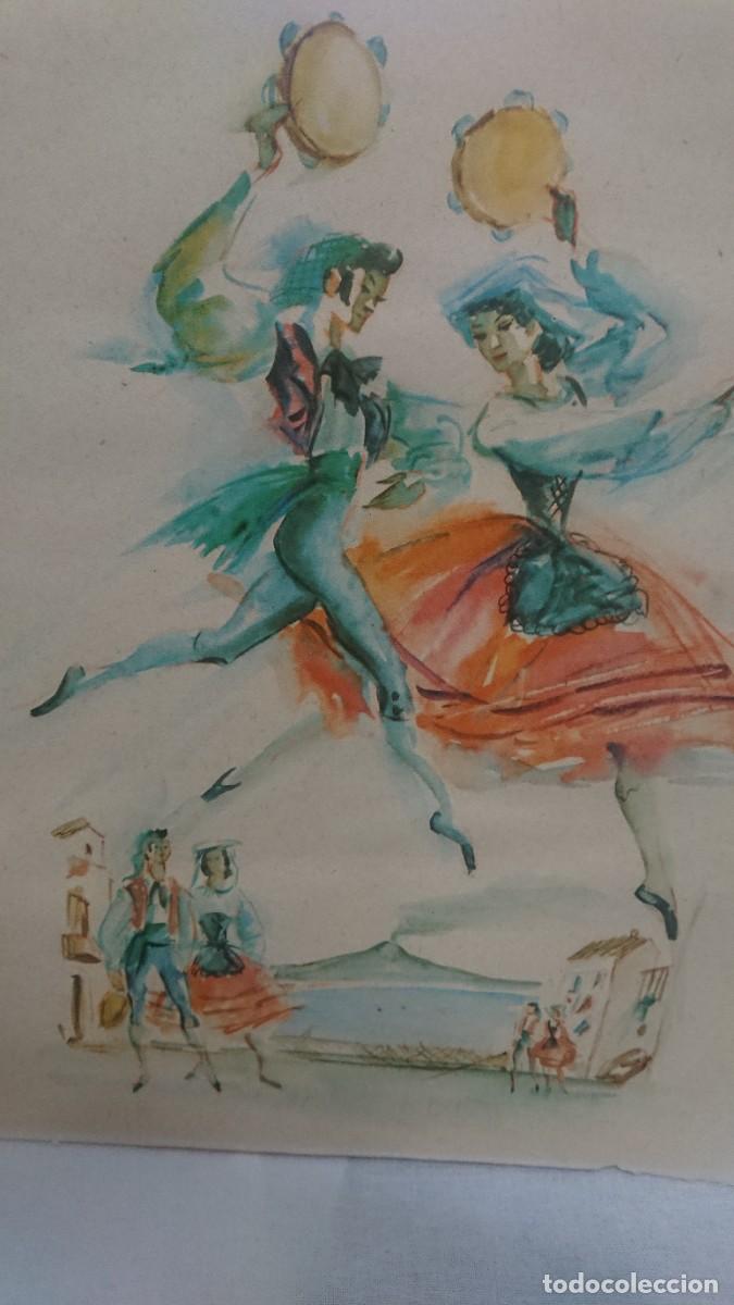 Arte: Dos l&aacute;minas-hojas PERE CLAPERA, d&eacute;cada de los 60 - Foto 2