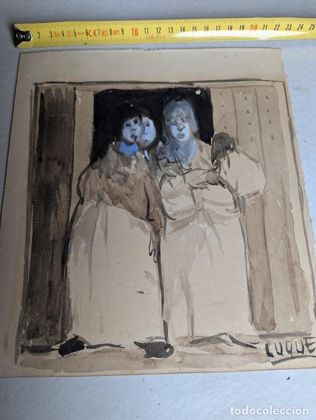 Arte: LUQUE - GOUACHE MONAGUILLOS - Foto 4