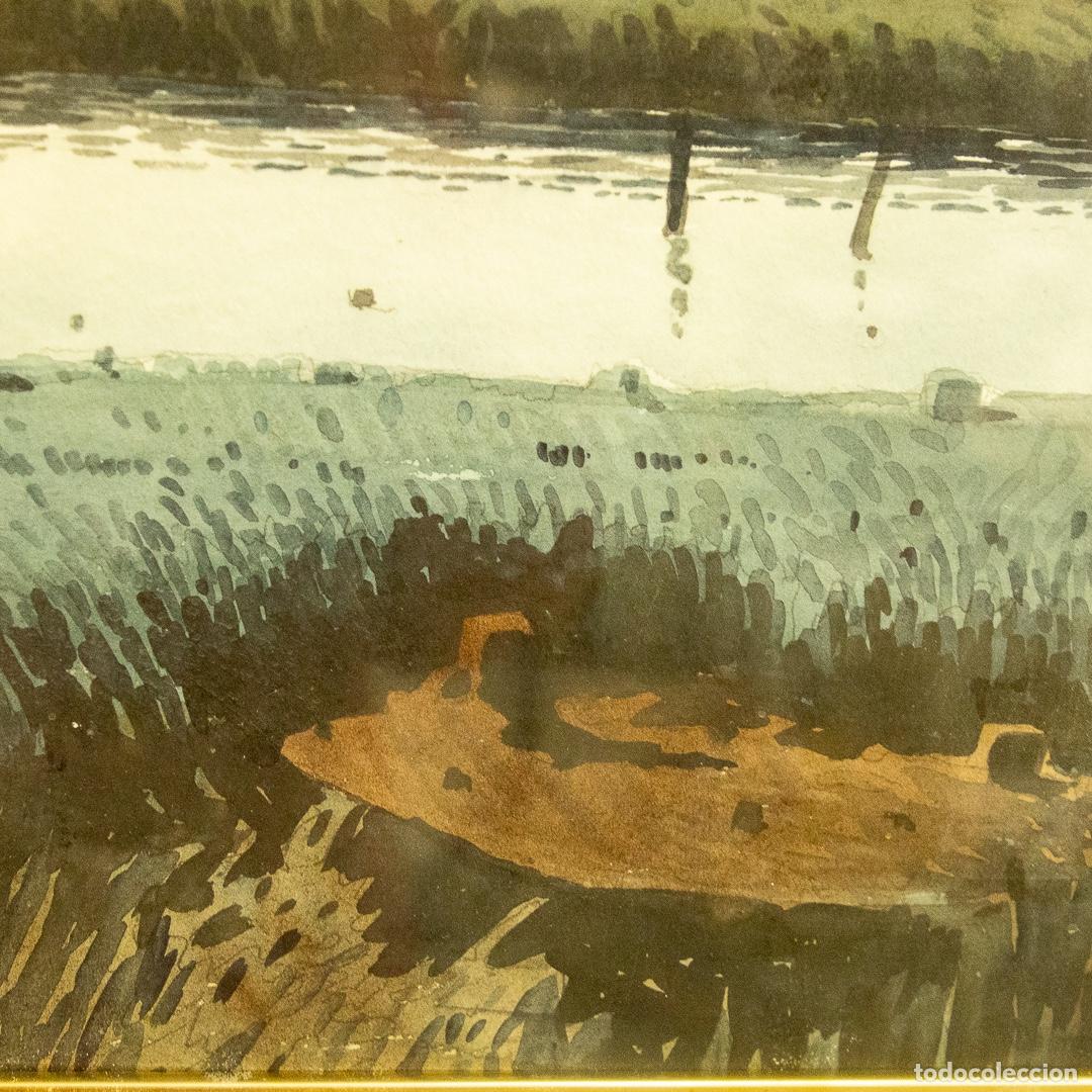 Arte: CUADRO DE ACUARELA DEL SIGLO XX - Foto 6