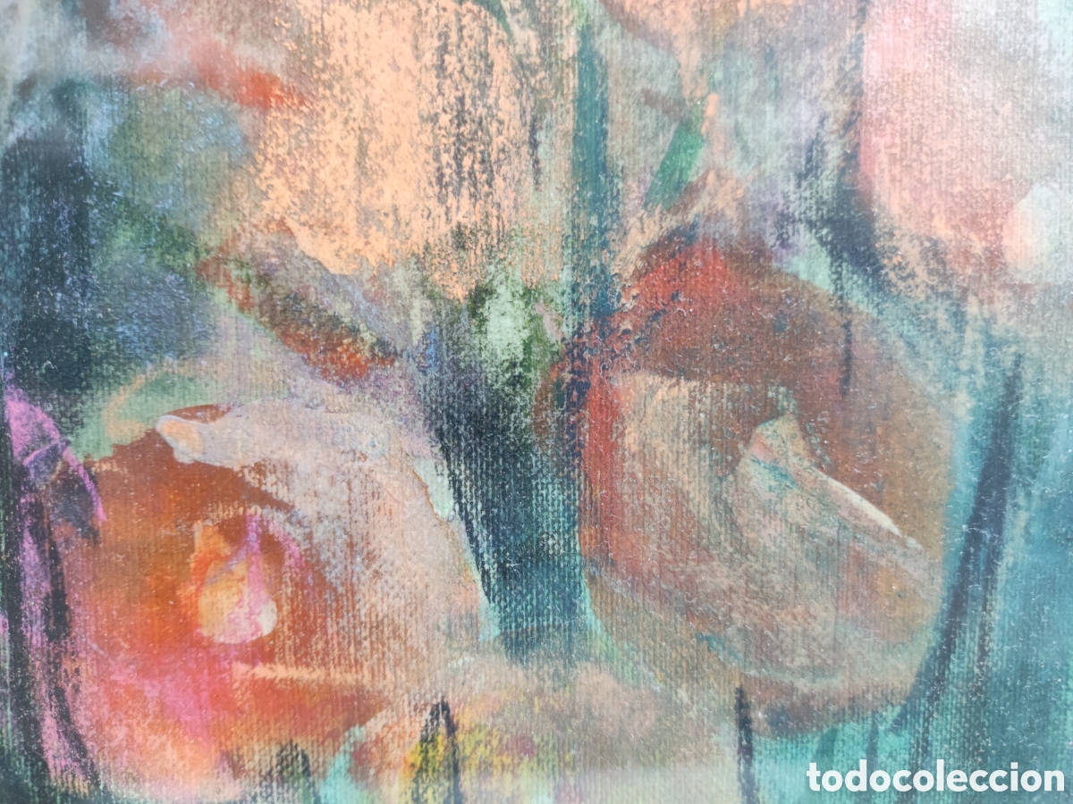 Arte: Cuadro pintado amapolas - Foto 5