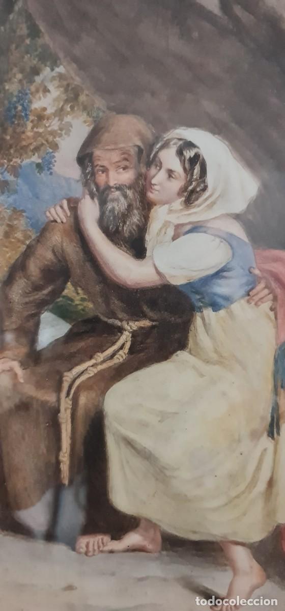 Arte: Acuarela William Mulready 1853 - Foto 4