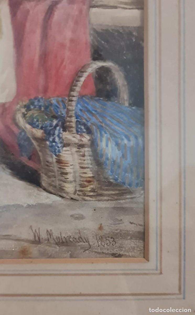 Arte: Acuarela William Mulready 1853 - Foto 5