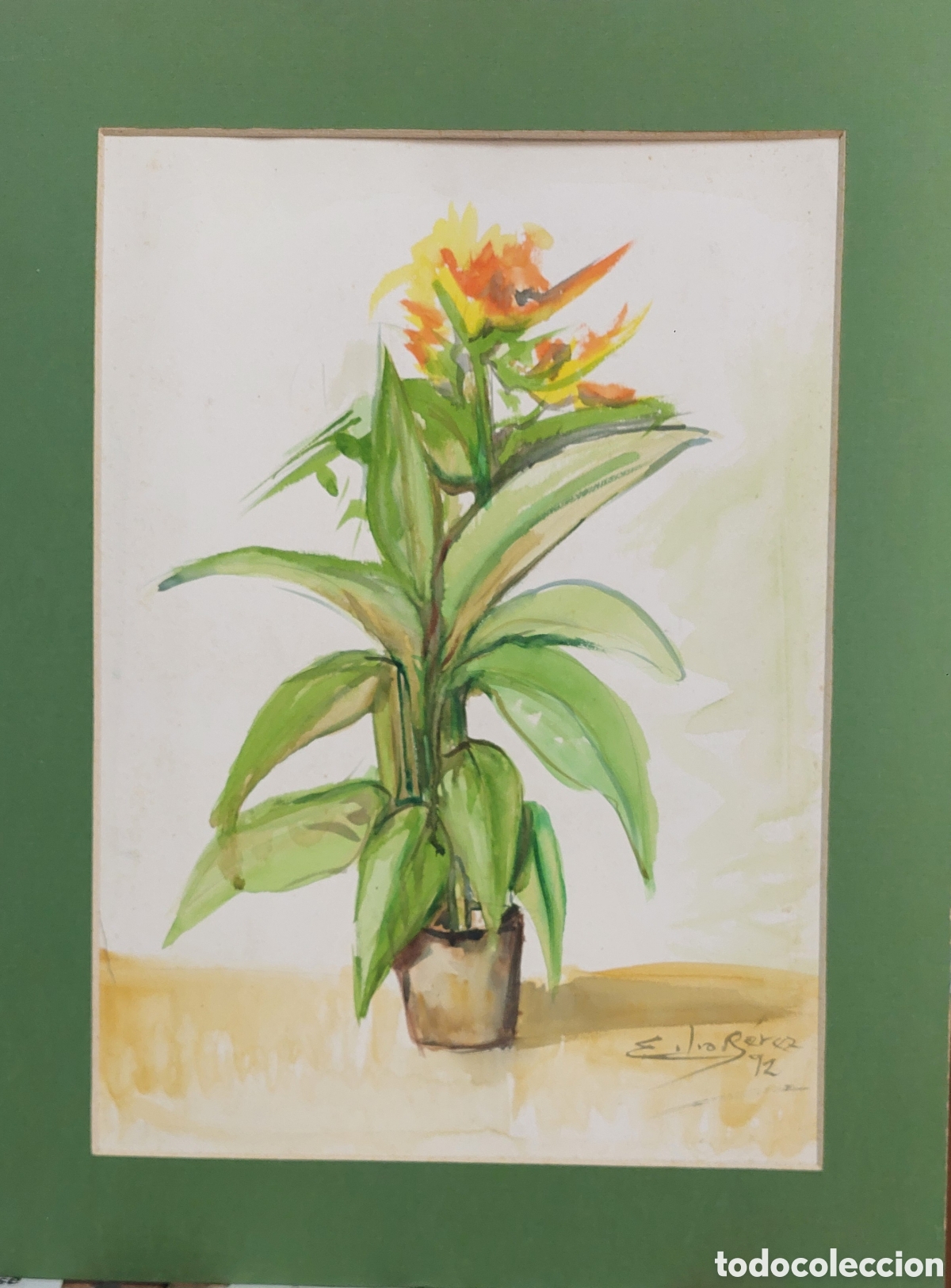 Arte: Maceta con flor del descanso - Foto 1