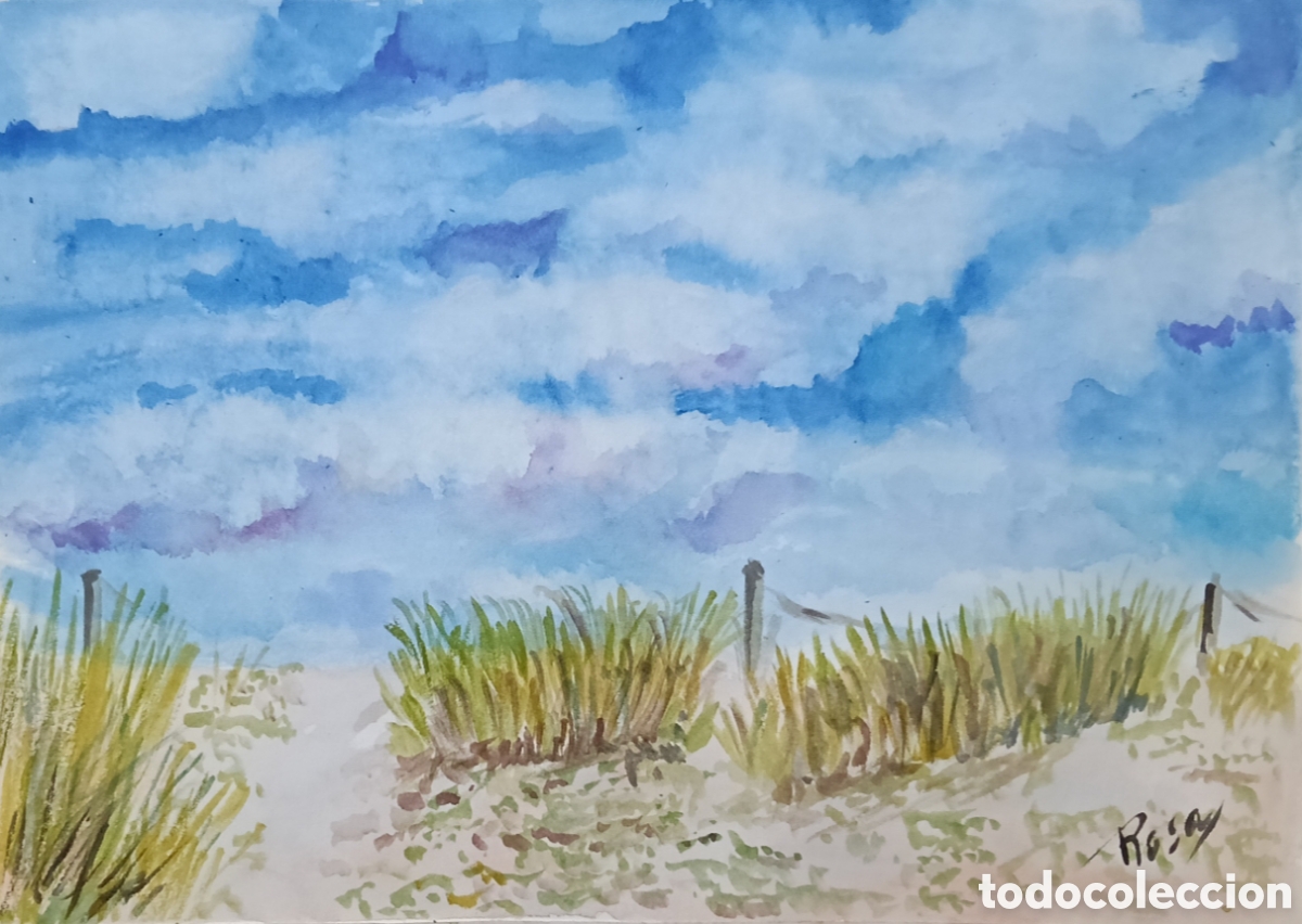 Arte: Acuarela. Dunas Do&ntilde;ana - Foto 1