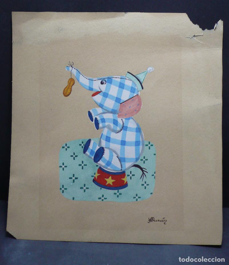 Arte: DIBUJO ORIGINAL ACUARELA - Foto 1