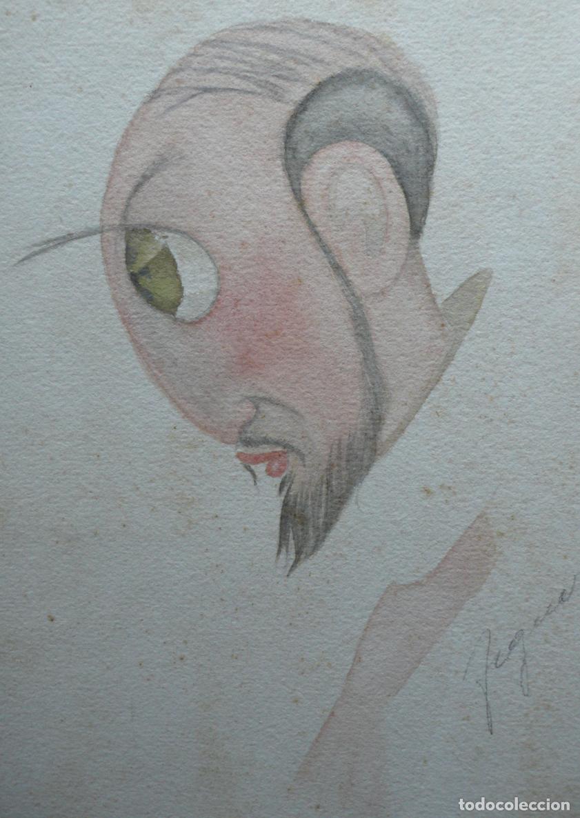 Arte: DIBUJO ORIGINAL ACUARELA - Foto 2