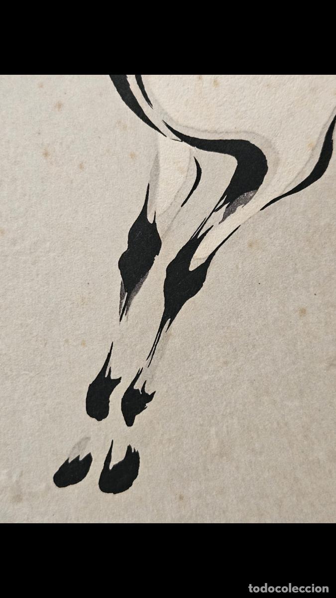 Arte: CABALLO ORIENTAL T&Eacute;CNICA MIXTA - Foto 7