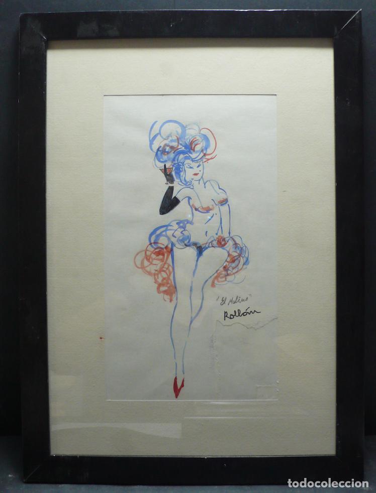 Arte: DIBUJO ORIGINAL ACUARELA - Foto 1