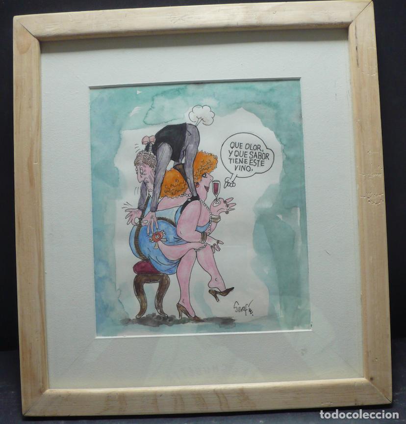 Arte: DIBUJO ORIGINAL ACUARELA - Foto 1
